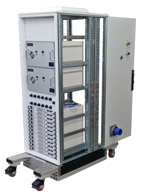 mobile multiple temperature control system cart